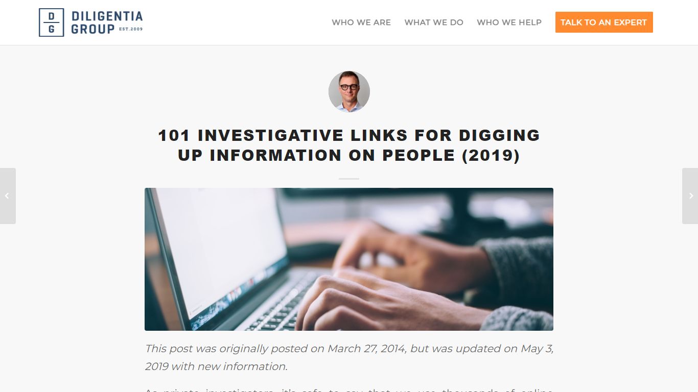 101 Investigative Links for Digging Up Information on People (2019 ...