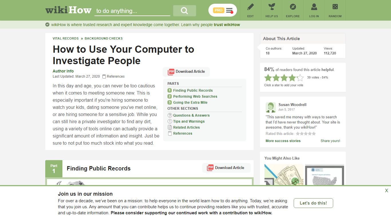 How to Use Your Computer to Investigate People: 9 Steps - wikiHow
